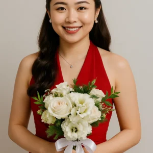 Bridal White Mixed Flowers