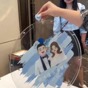 圆形-婚礼互动产品-签到框